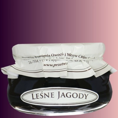 Konfitura z leśnych jagód 