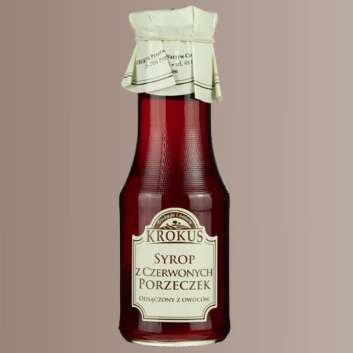 Syrop z czerwonych porzeczek