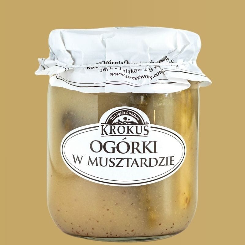 ogórki w musztardzie