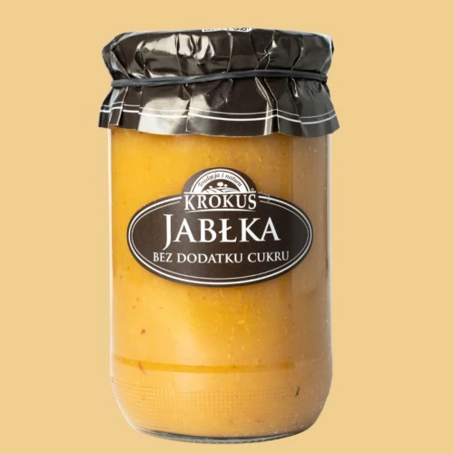 Jabłka bez dodatku cukru 680 g